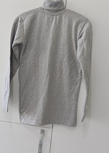 Adidas Gri Erkek Boğazlı Uzun Kollu Sweatshirt