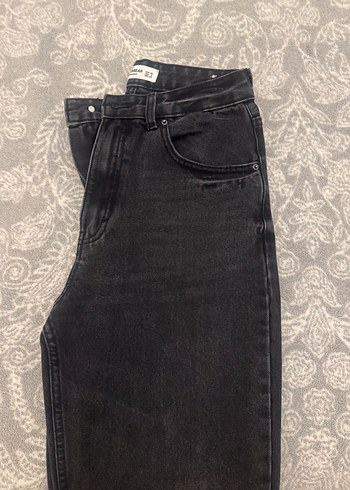 Pull and Bear Koyu Siyah Denim Jean