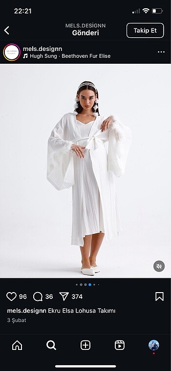 Mels design lohusa sabahlık