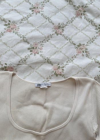 uzun kollu crop üst - Görsel 2