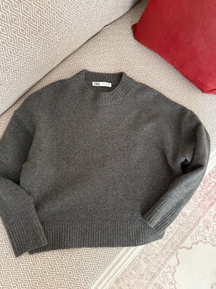 yumuşak Triko Kazak - Görsel 2