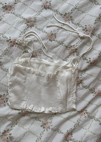 askılı saten üst - Görsel 3