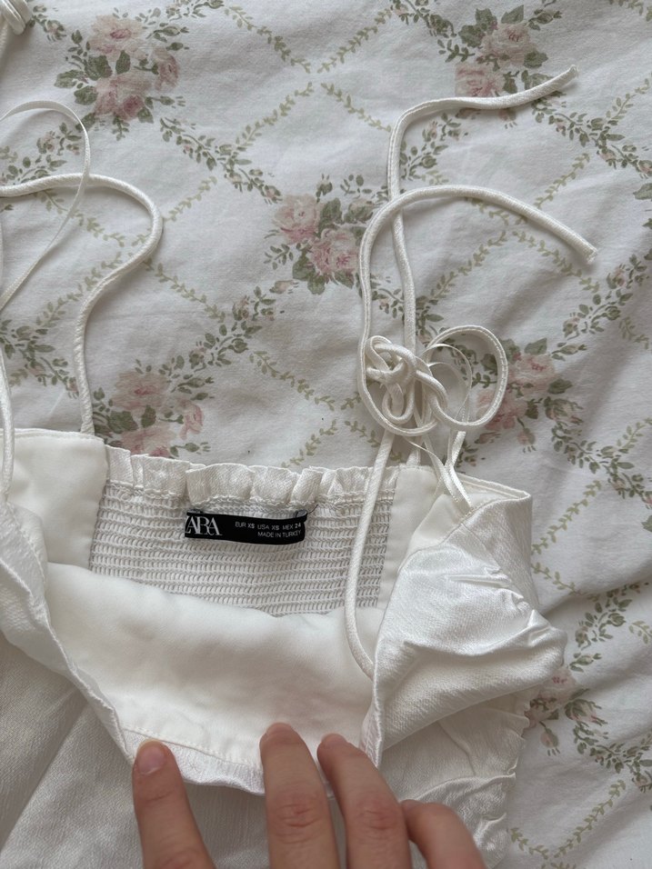 askılı saten üst - Görsel 2