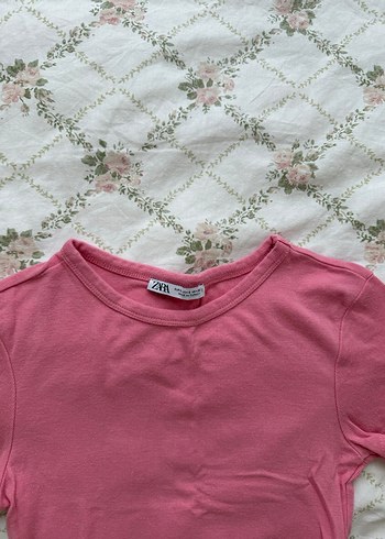 kısa kollu crop top - Görsel 3