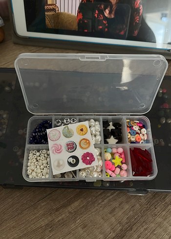 Renkli Boncuk ve Takı Malzemeleri Seti - Görsel 2