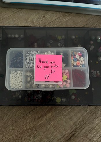 Renkli Boncuk ve Takı Malzemeleri Seti - Görsel 3