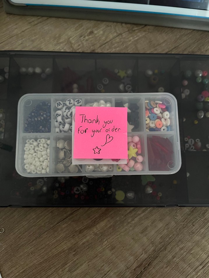 Renkli Boncuk ve Takı Malzemeleri Seti - Görsel 3