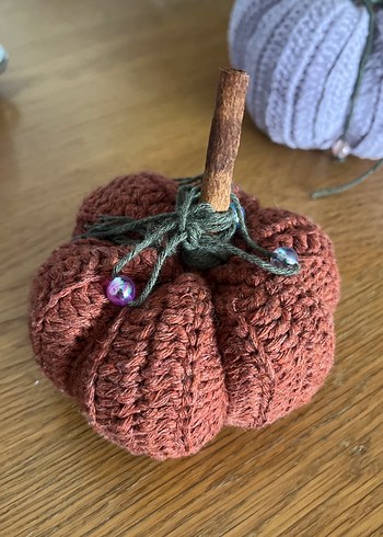 El Örgüsü Dekoratif Balkabağı Seti - Görsel 2