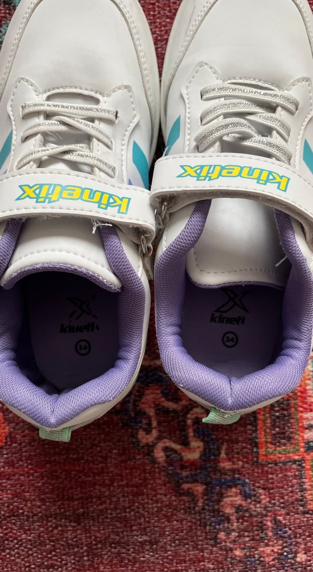 Kinetix Kız Çocuk Beyaz Renkli Spor Ayakkabı - Görsel 4