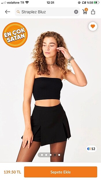 Straplez crop
