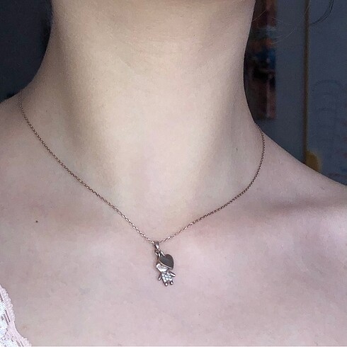 orijinal swarovski taşlı zirconia kolye