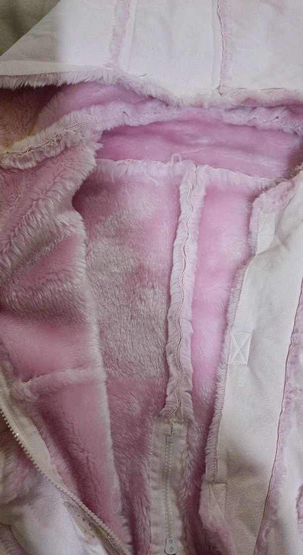 Kürklü Pembe Bebek Kız Tulumu - Görsel 2