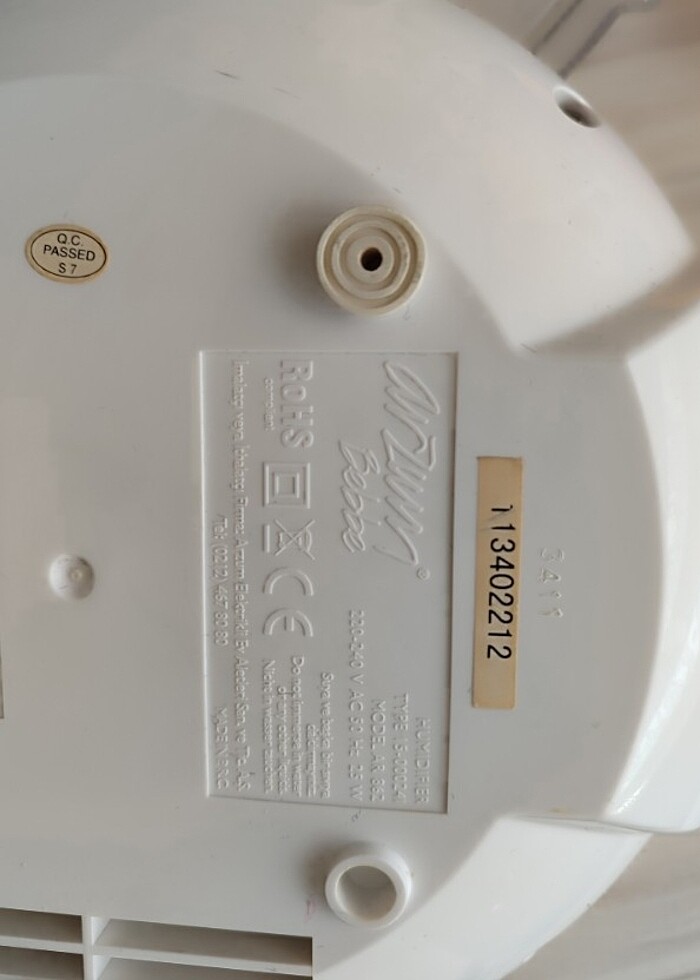 Arzum Bebbe İyonizerli Ultrasonik Nemlendirici(Gece ışığı)  - Görsel 2