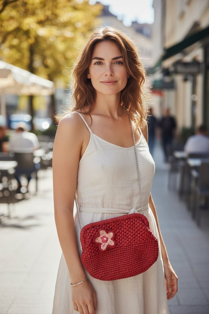 Rafya Burslu Canta - Görsel 4