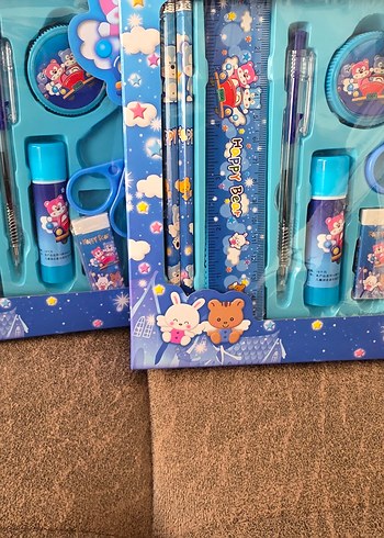 Mavi Ayıcık Temalı Kırtasiye Seti - Görsel 3