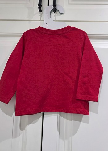 Disney  Kırmızı Uzun Kollu Baskılı Tişört - Görsel 2