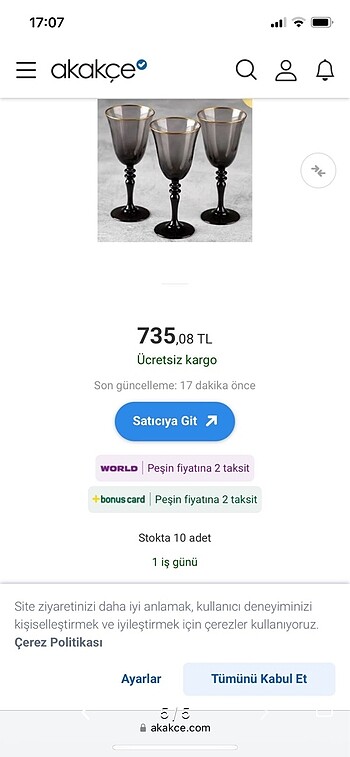 Meşrubat kadeh