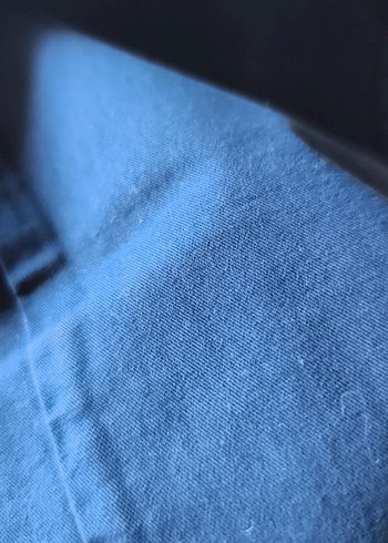 Düğmeli Lacivert Pamuklu Erkek Pantolon - Görsel 3