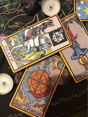  Ahşap tarot kartları
