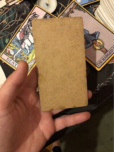  Beden Renk Ahşap tarot kartları