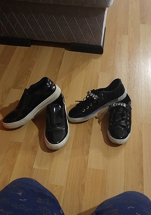 Koton 2 çift siyah ayakkabı
