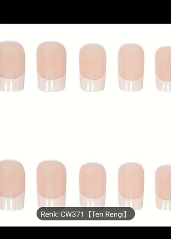 Pastel Beyaz Fransız Tırnak - Görsel 6