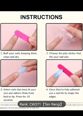 Pastel Beyaz Fransız Tırnak - Görsel 4