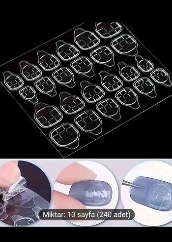 Takma tırnak yapistirici 240 Adet - Görsel 4