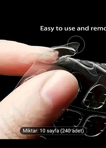 Takma tırnak yapistirici 240 Adet - Görsel 2