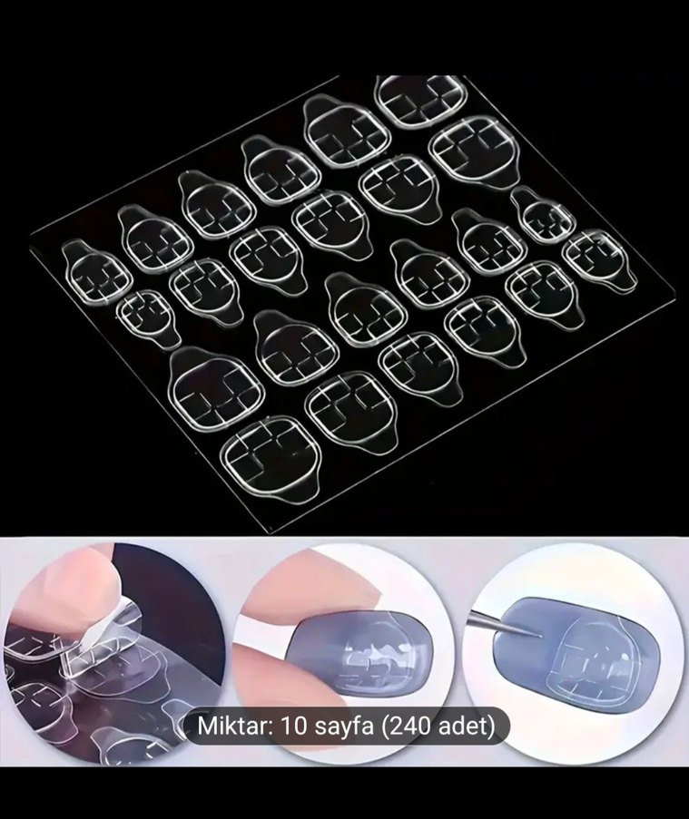 Takma tırnak yapistirici 240 Adet - Görsel 4
