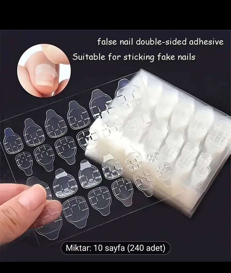 Takma tırnak yapistirici 240 Adet - Görsel 5