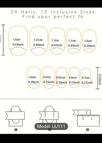 48 adet tırnak seti - Görsel 4