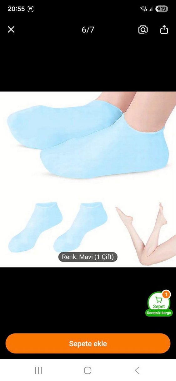 Kadınlar İçin Silikon Çorap - Görsel 5