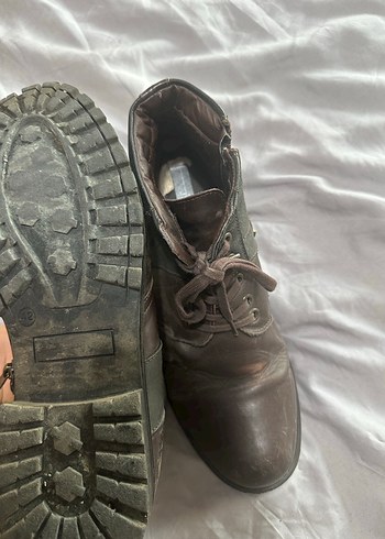 İnci Kahverengi Deri Erkek Bot - Görsel 4