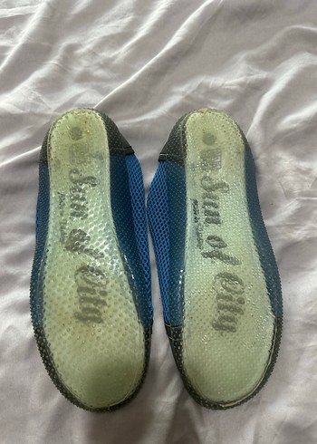 Mavi Desenli Erkek deniz Ayakkabısı Velcro - Görsel 2