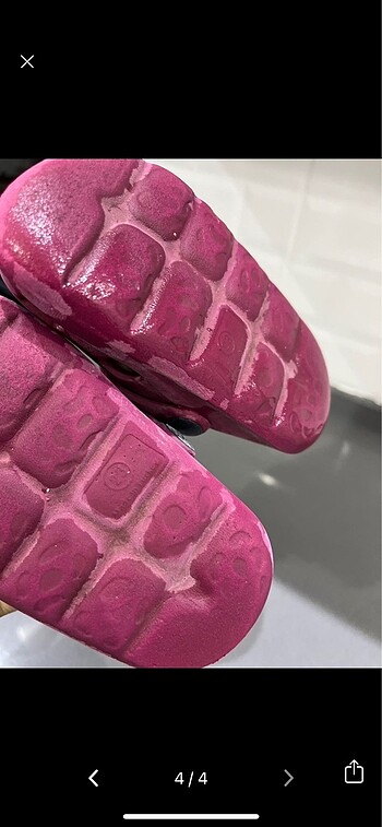 23 Beden bordo Renk Çocuk crocs