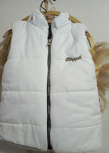 Beyaz Kürklü Yelek - Görsel 4