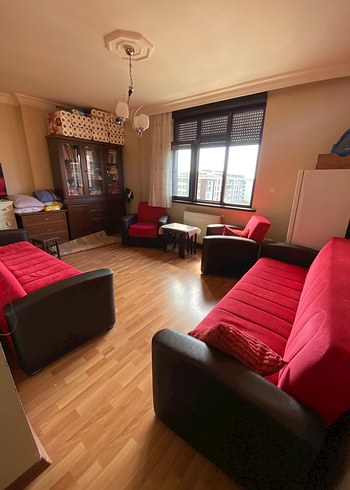 Koyu Kırmızı Modern Kanepe Örtüsü