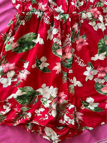 Bershka Çiçekli Tulum