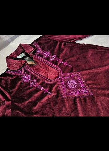 Vintage Love Kadife Bluz
