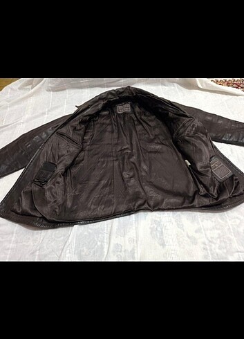 American Vintage Hakiki Deri Ceket