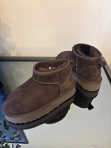 40 Beden kahverengi Renk Ugg Ultra Mini Platform