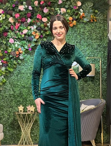 40 Beden Taş işleme esnek kadife