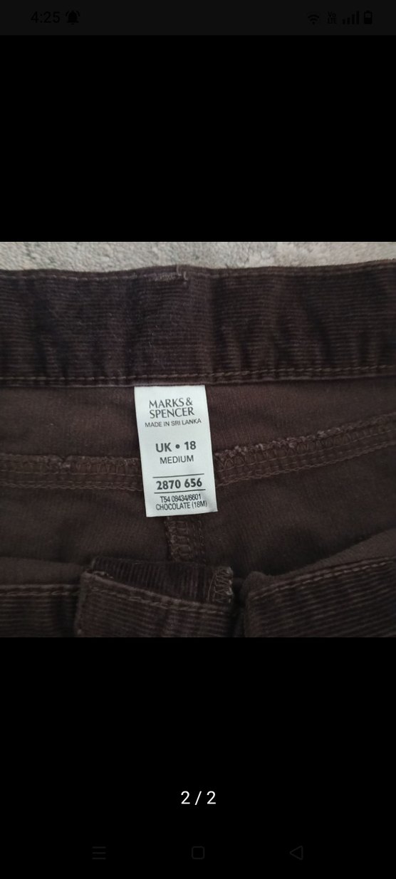 Kadın Kahverengi Süet Kemerli Pantolon - Görsel 2