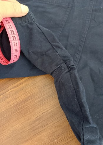 Kızlar için lacivert kot şort tulum - Görsel 7