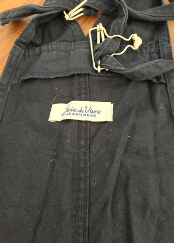 Kızlar için lacivert kot şort tulum - Görsel 9