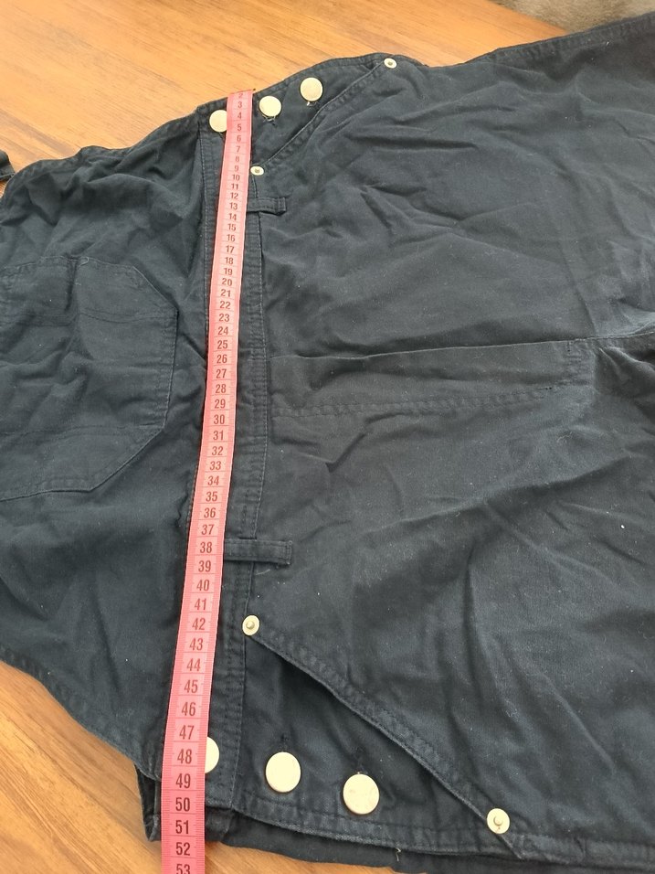 Kızlar için lacivert kot şort tulum - Görsel 3