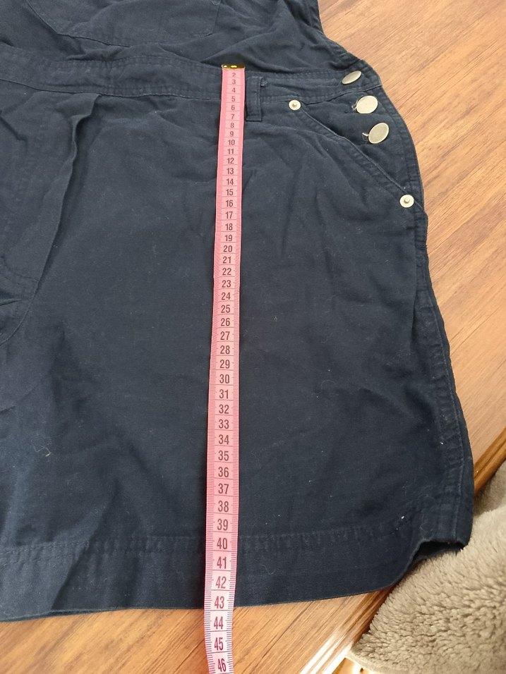 Kızlar için lacivert kot şort tulum - Görsel 5