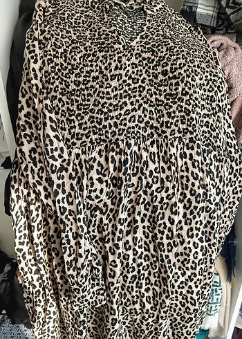Leopar Desenli tunik - Görsel 2