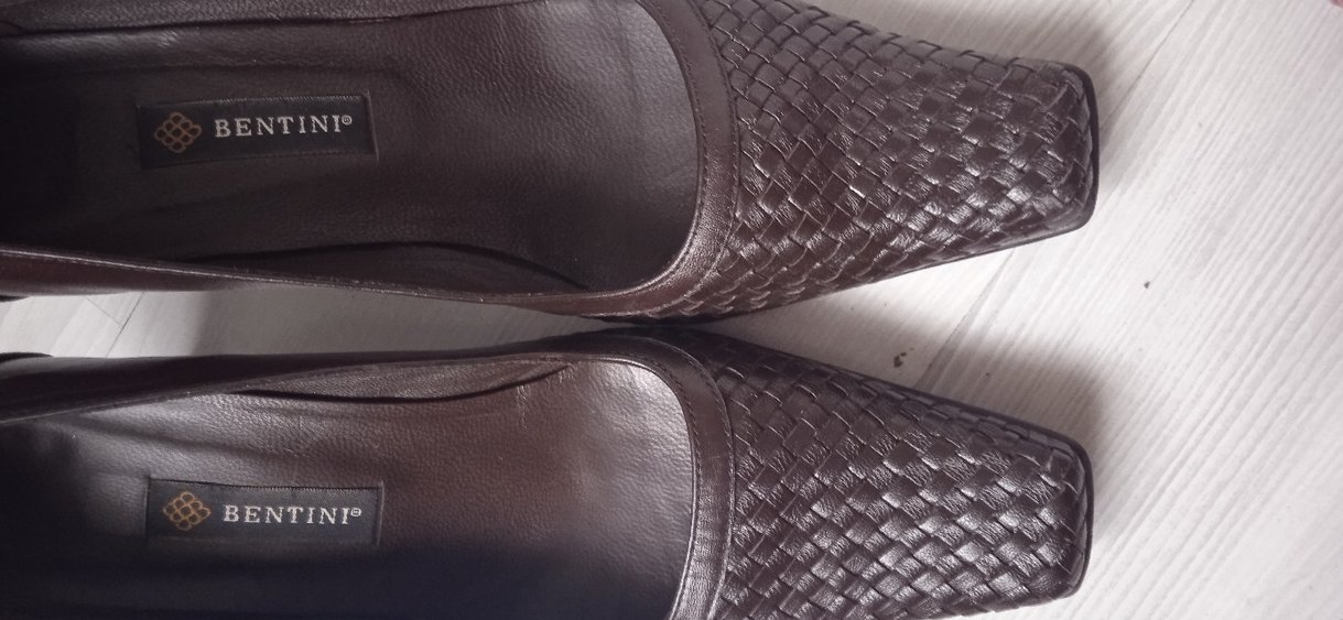 Kahverengi Yılan Desenli Kadın Platform Stiletto Topuklu - Görsel 2